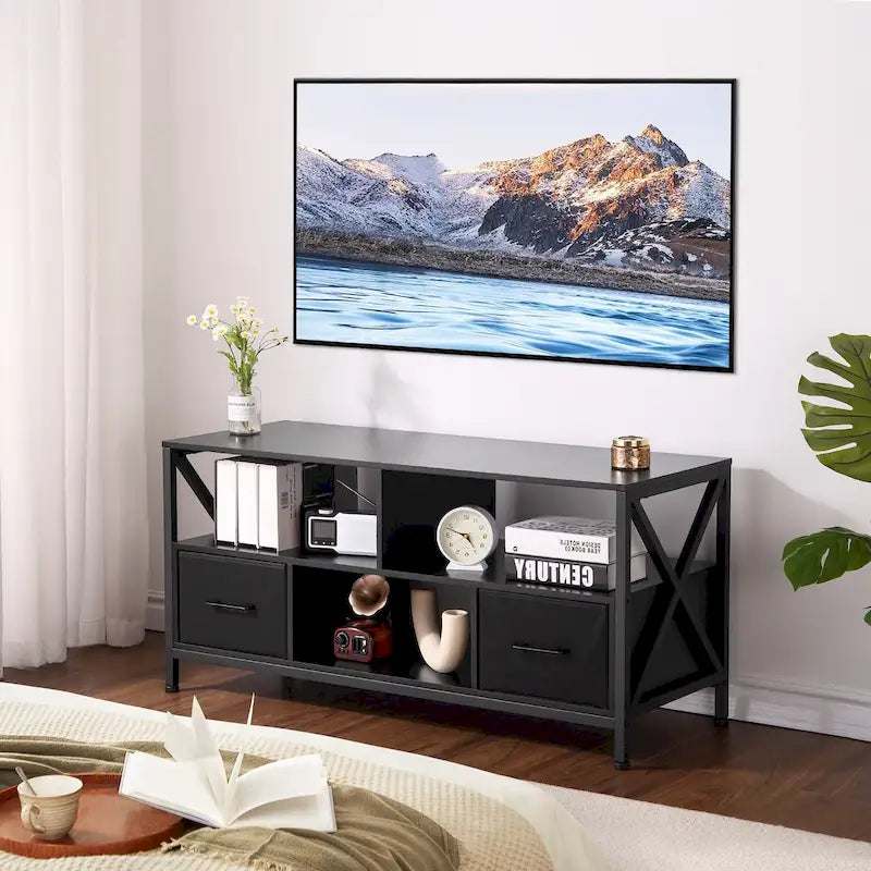 42-Inch TV Stand with Storage for TVs up to 50 Inches