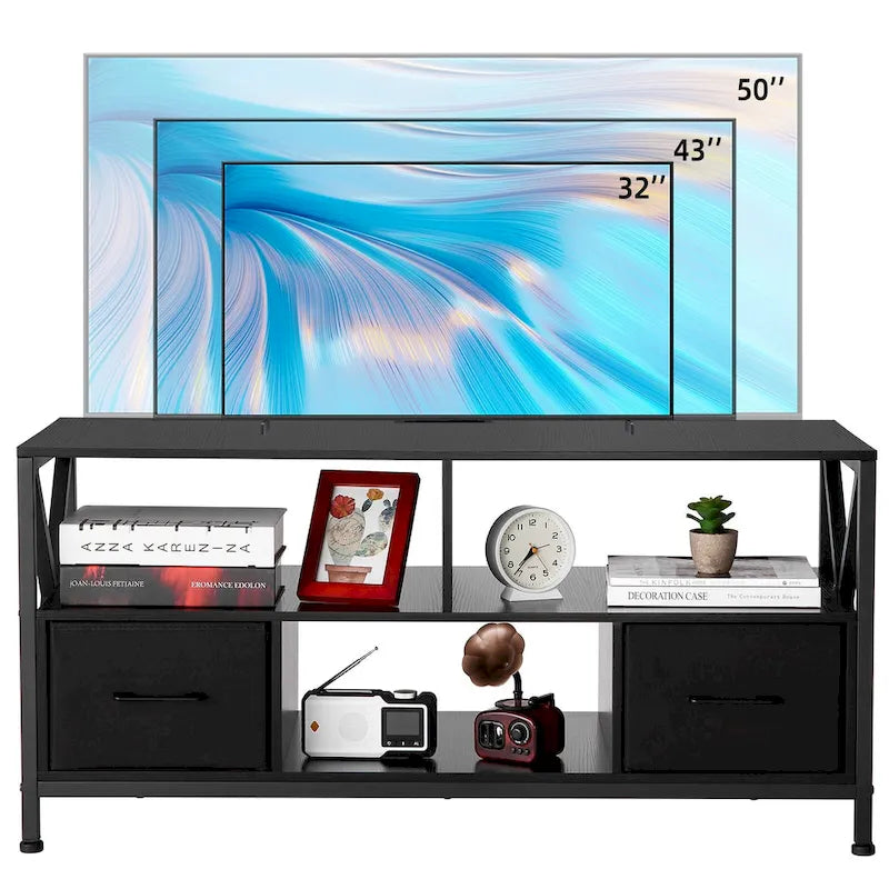 42-Inch TV Stand with Storage for TVs up to 50 Inches