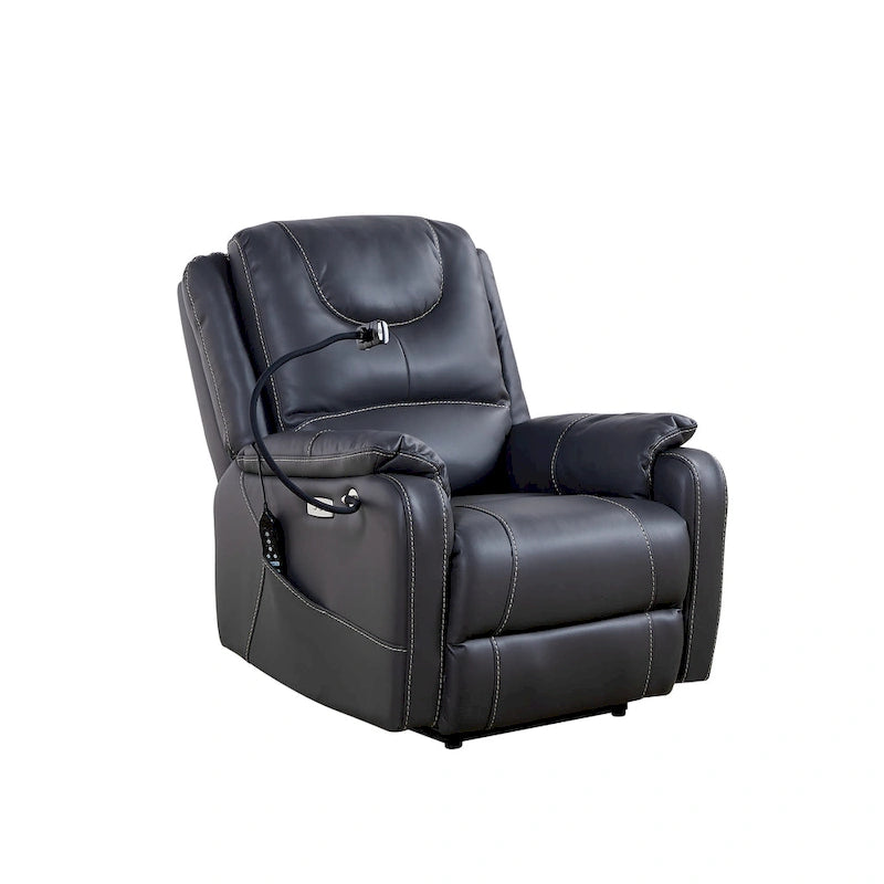 Power Recliner Chair with Massage, Heating, USB Port and Phone Holder