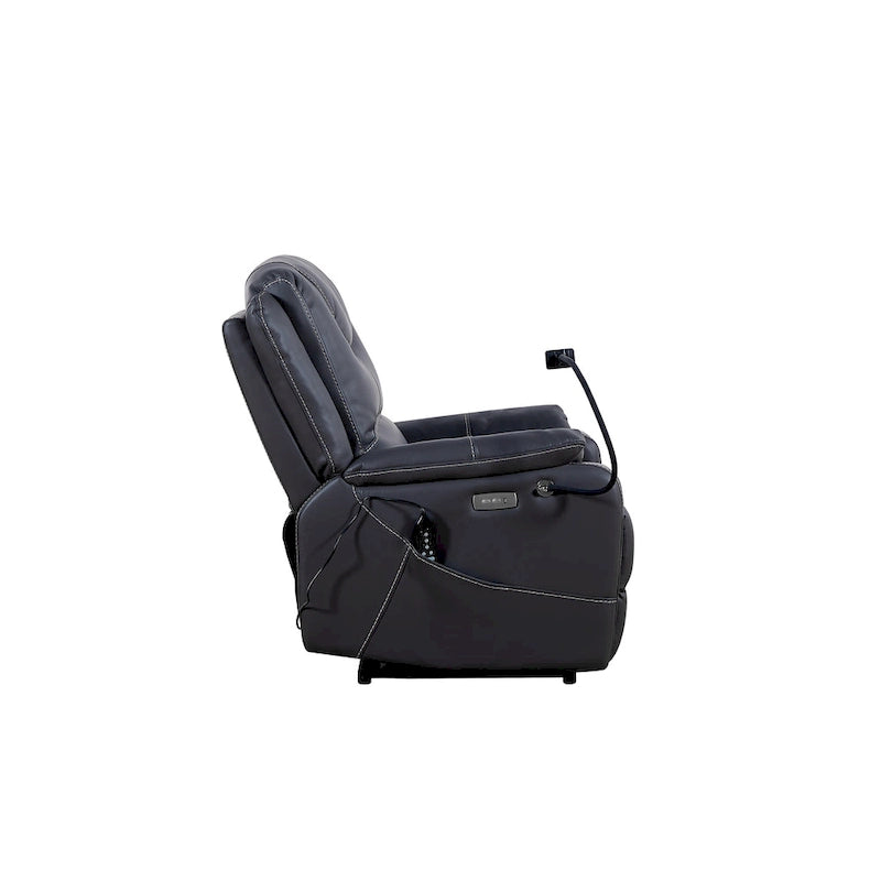 Power Recliner Chair with Massage, Heating, USB Port and Phone Holder