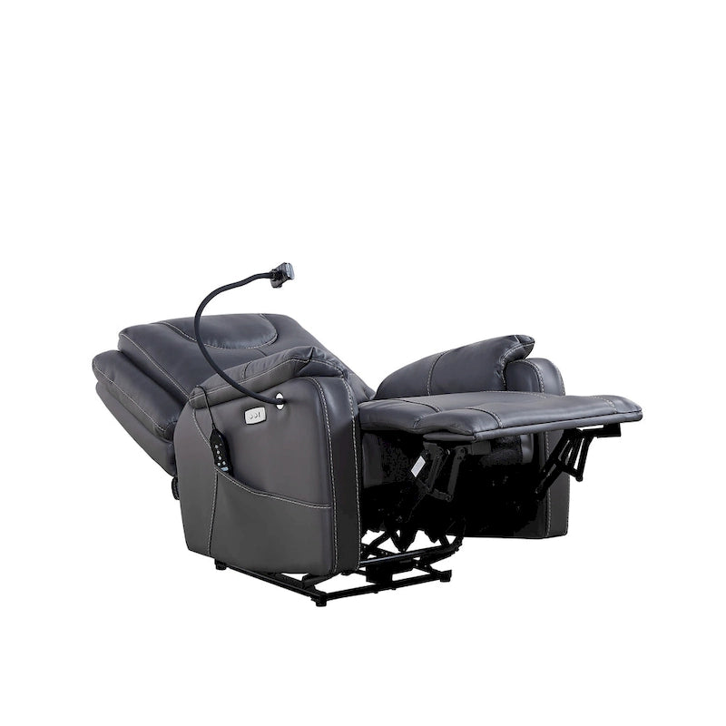 Power Recliner Chair with Massage, Heating, USB Port and Phone Holder
