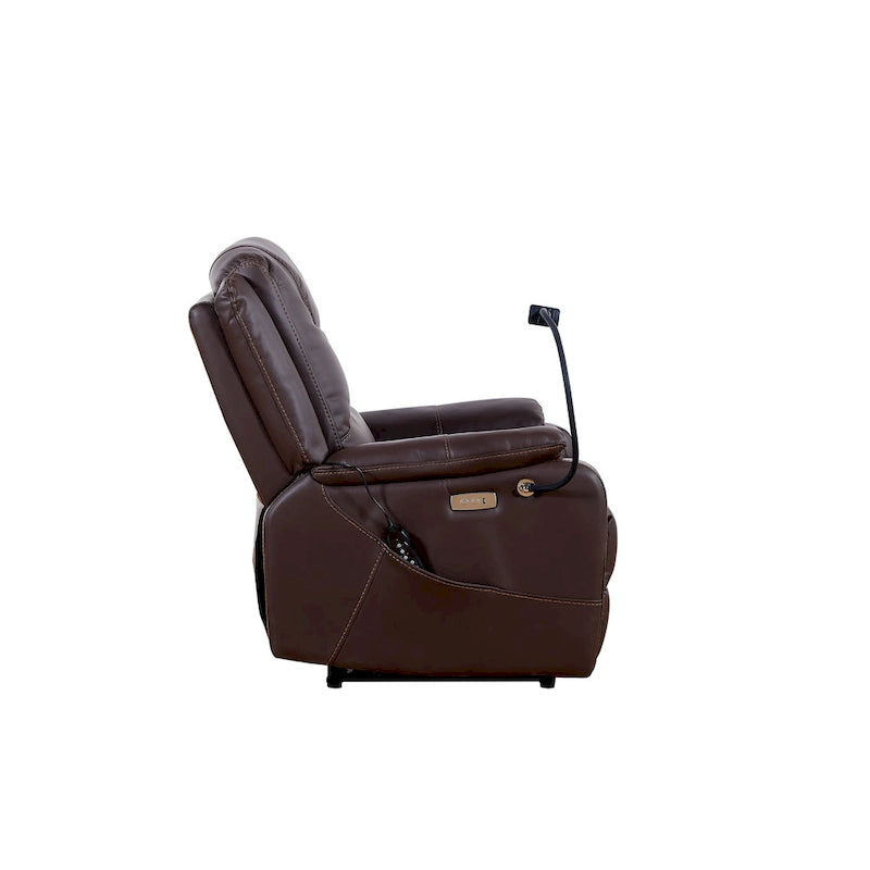 Power Recliner Chair with Massage, Heating, USB Port and Phone Holder