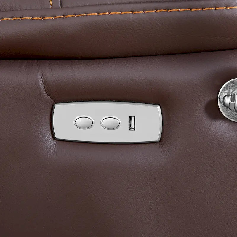 Power Recliner Chair with Massage, Heating, USB Port and Phone Holder