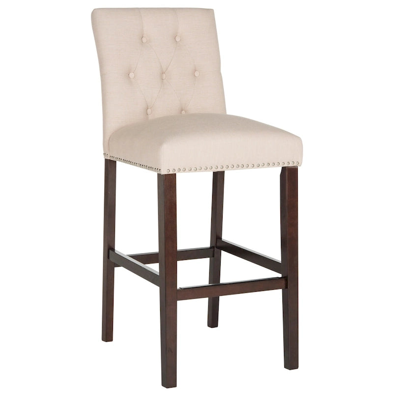 Gepolsterte Barhocker mit Steppung, 31,5 Zoll (2er-Set)