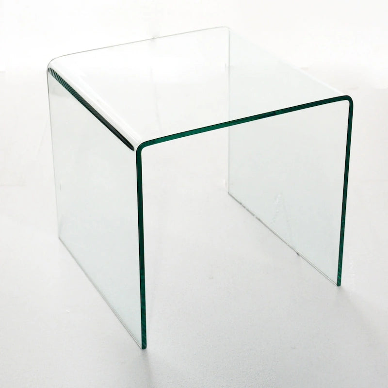 Transparent Tempered Glass Console Table