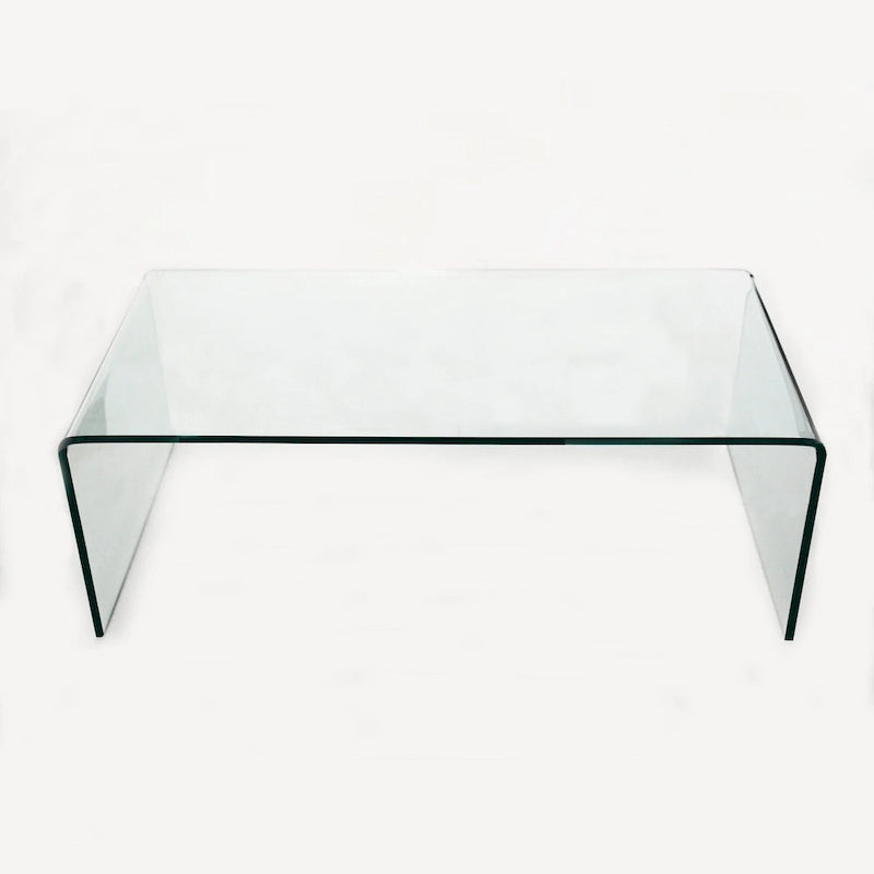 Transparent Tempered Glass Console Table