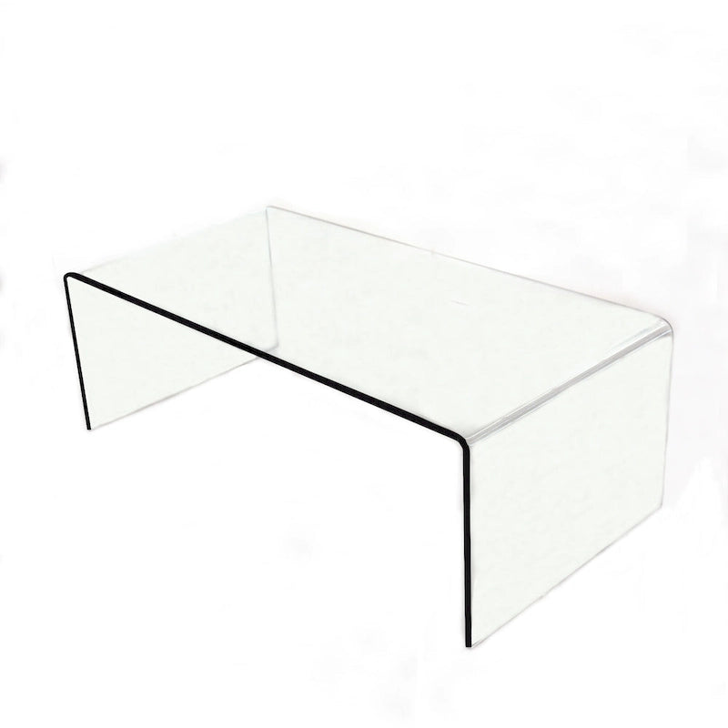 Transparent Tempered Glass Console Table