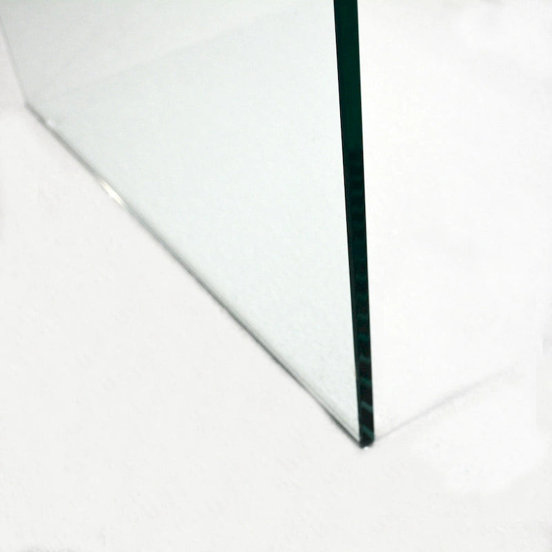Transparent Tempered Glass Console Table