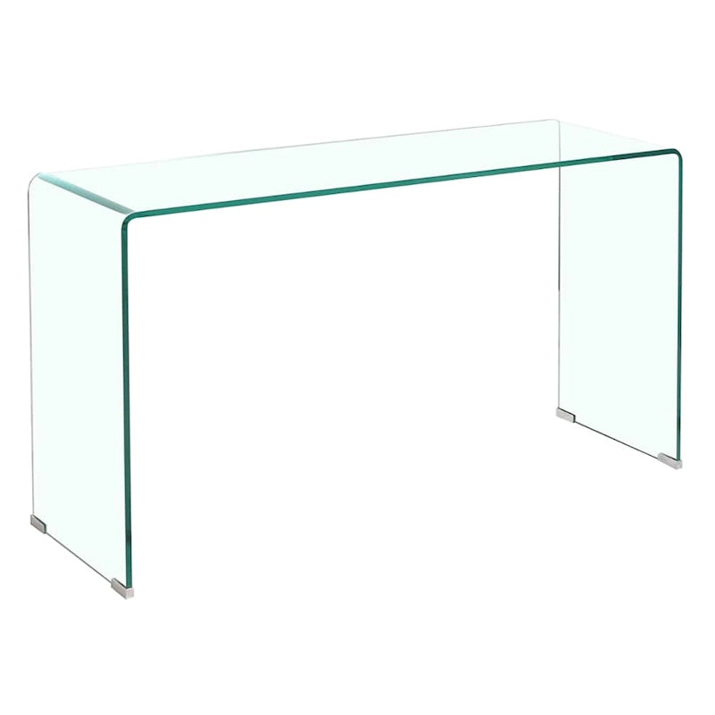 Transparent Tempered Glass Console Table