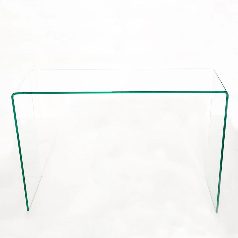 Transparent Tempered Glass Console Table