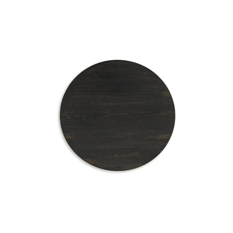 Black Geometric End Table - 24W x 24D x 24H