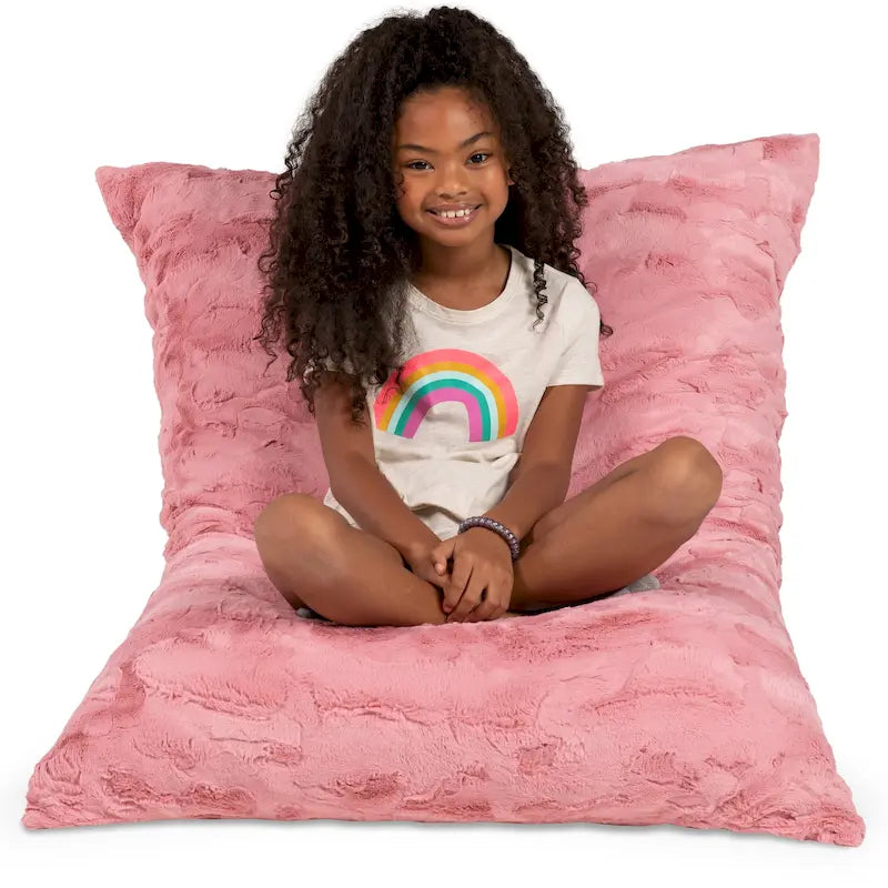 3.5 Foot Giant Faux Fur Floor Pillow for Kids