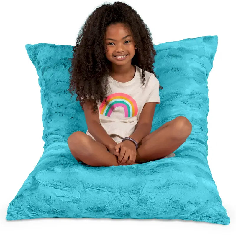 3.5 Foot Giant Faux Fur Floor Pillow for Kids