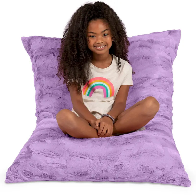 3.5 Foot Giant Faux Fur Floor Pillow for Kids