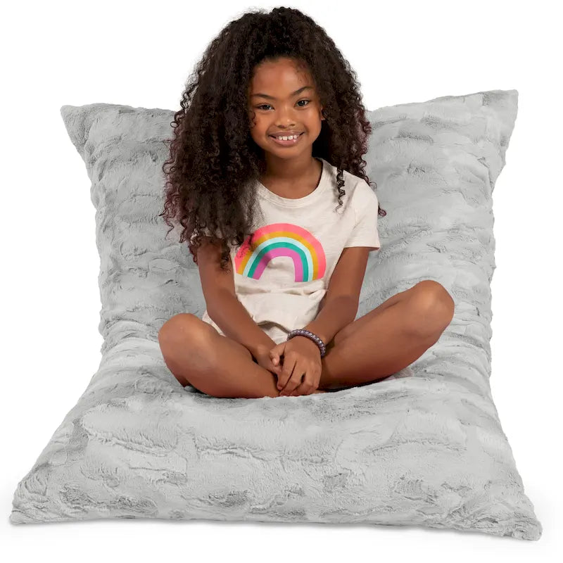 3.5 Foot Giant Faux Fur Floor Pillow for Kids
