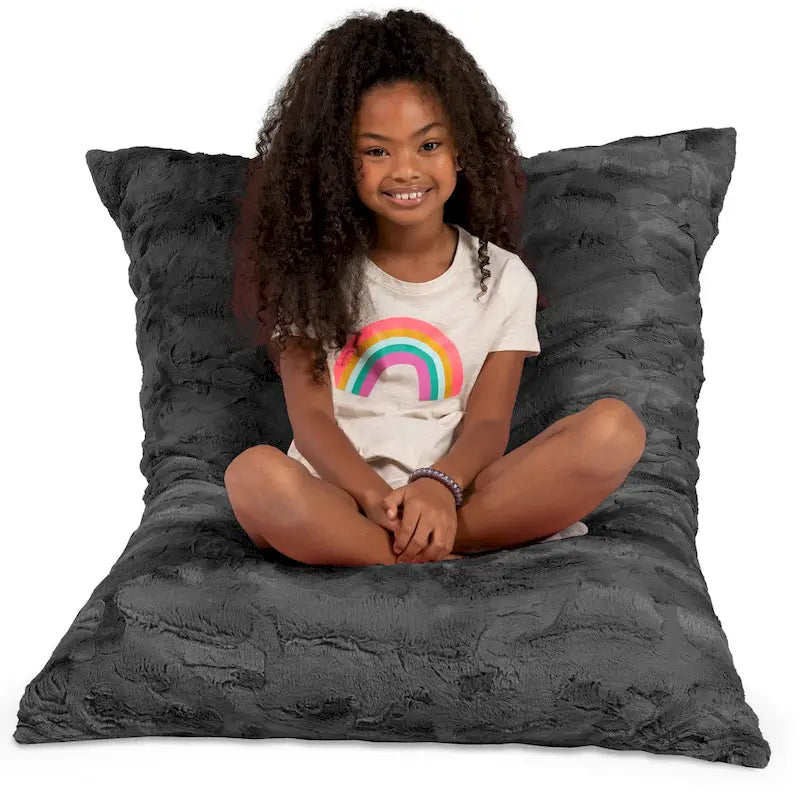 3.5 Foot Giant Faux Fur Floor Pillow for Kids
