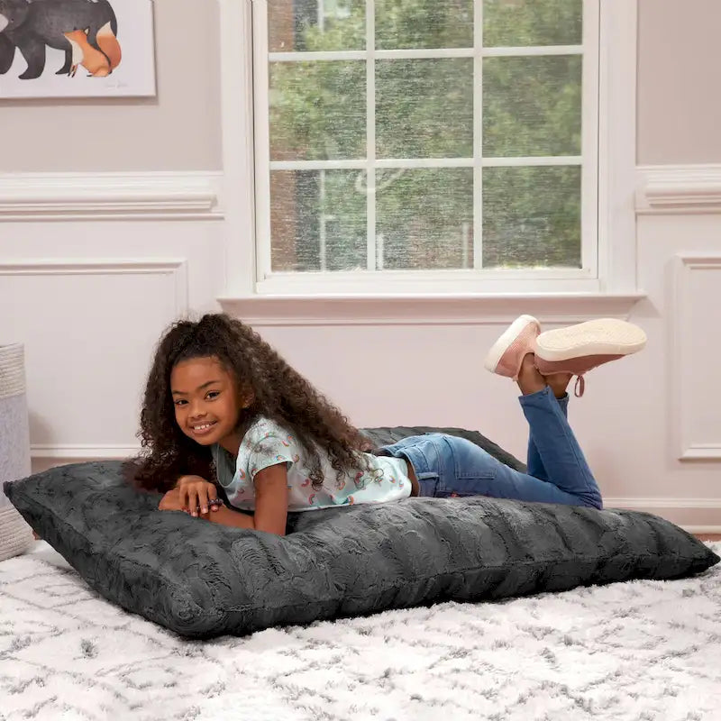 3.5 Foot Giant Faux Fur Floor Pillow for Kids