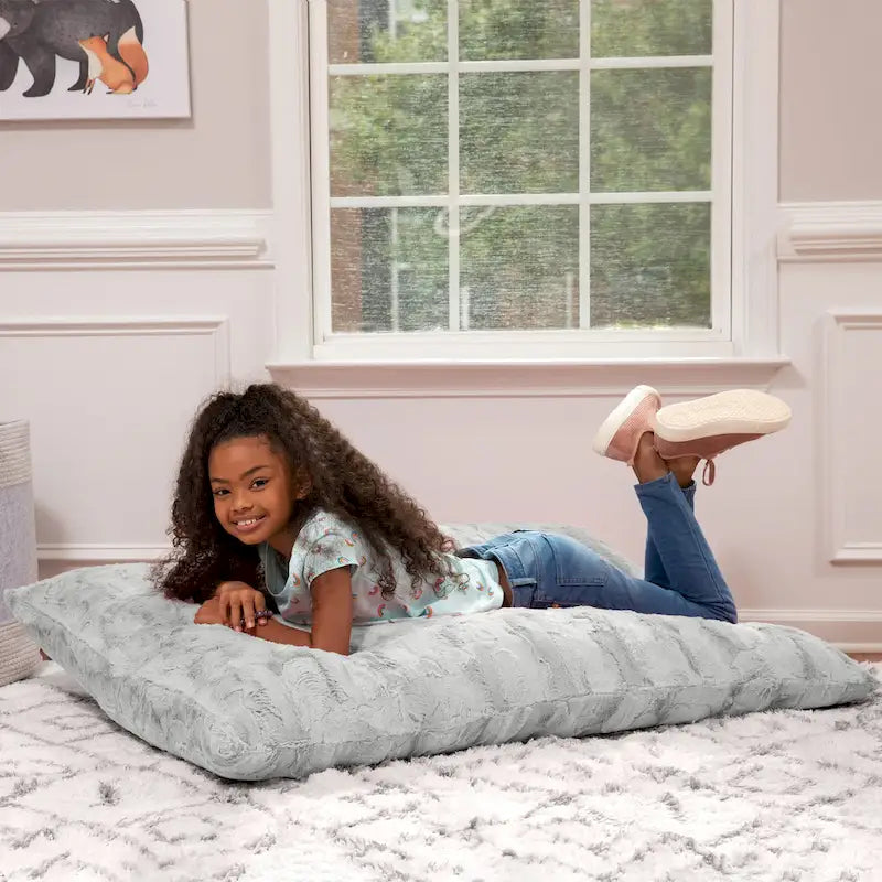 3.5 Foot Giant Faux Fur Floor Pillow for Kids