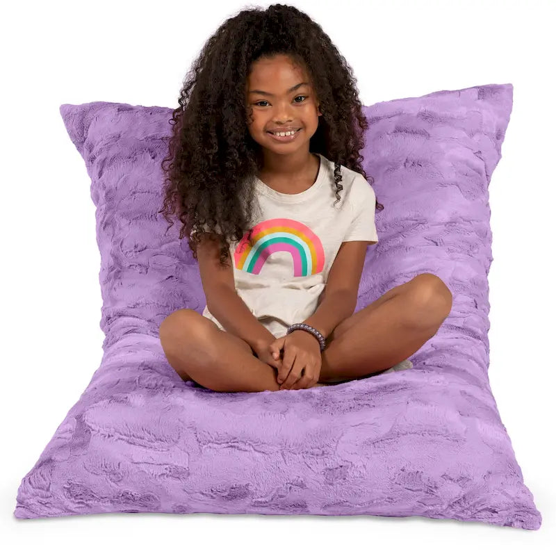 3.5 Foot Giant Faux Fur Floor Pillow for Kids