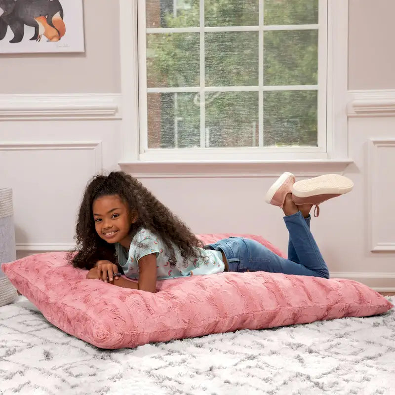 3.5 Foot Giant Faux Fur Floor Pillow for Kids