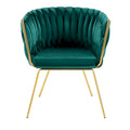 Chaise en velours tressé