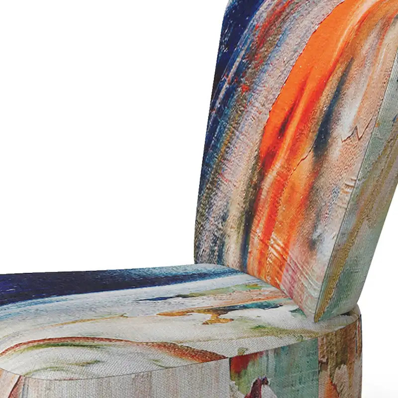 Multicolor Upholstered Modern Accent Chair