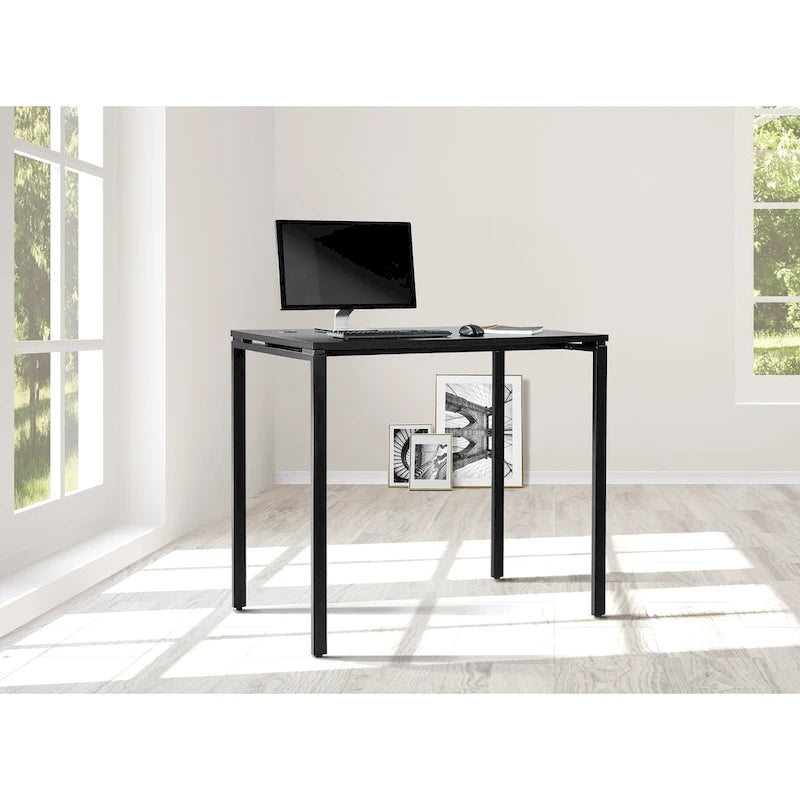 42-Inch High Standing Writing Desk in Black or White