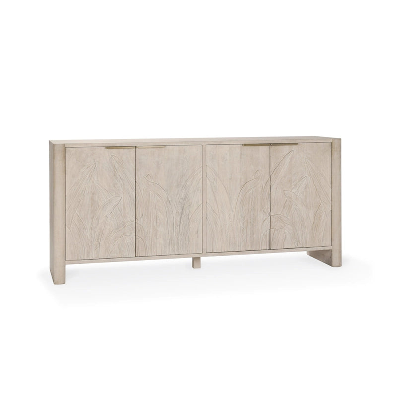 Carved Mango Wood Sideboard