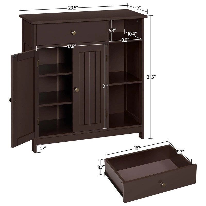 Badezimmer-Bodenschrank