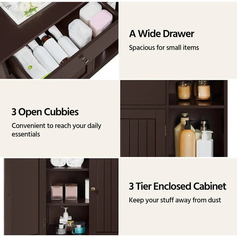 Badezimmer-Bodenschrank