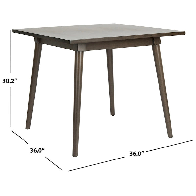 Square Dining Table with Vintage-Style Legs