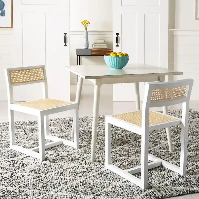 Square Dining Table with Vintage-Style Legs