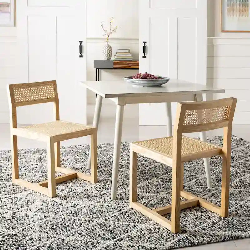 Square Dining Table with Vintage-Style Legs
